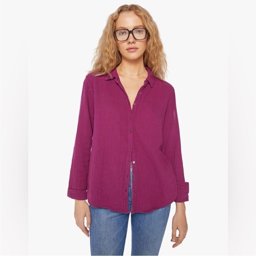 XiRENA Magenta Button-Down Shirt, XS